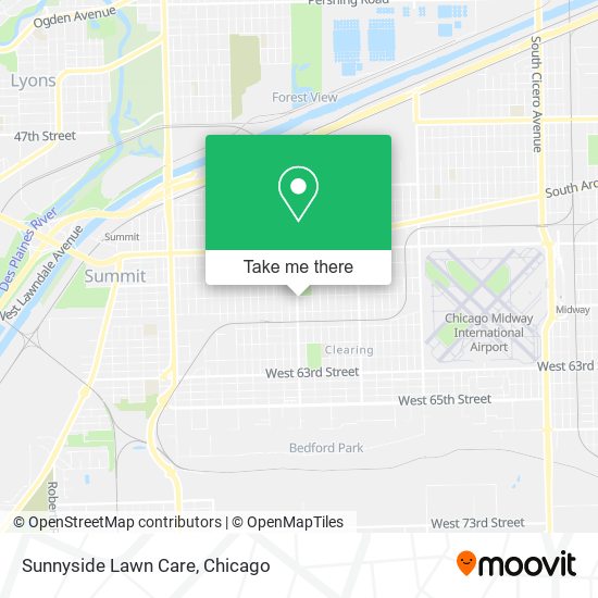 Mapa de Sunnyside Lawn Care