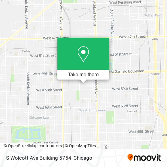 S Wolcott Ave Building 5754 map