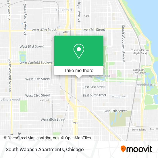 South Wabash Apartments map