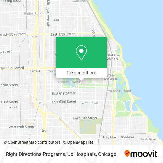 Right Directions Programs, Uc Hospitals map