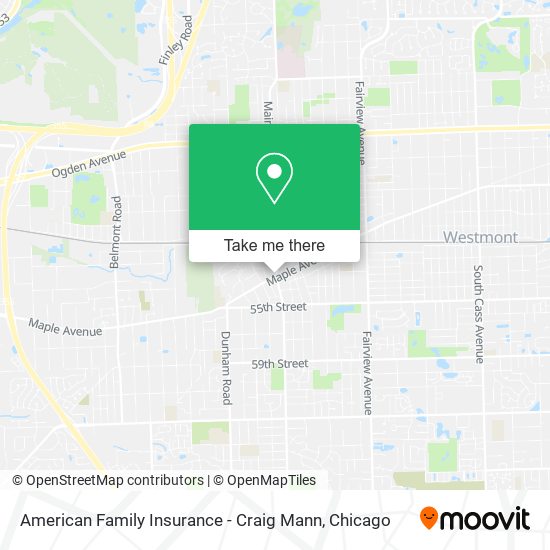 American Family Insurance - Craig Mann map