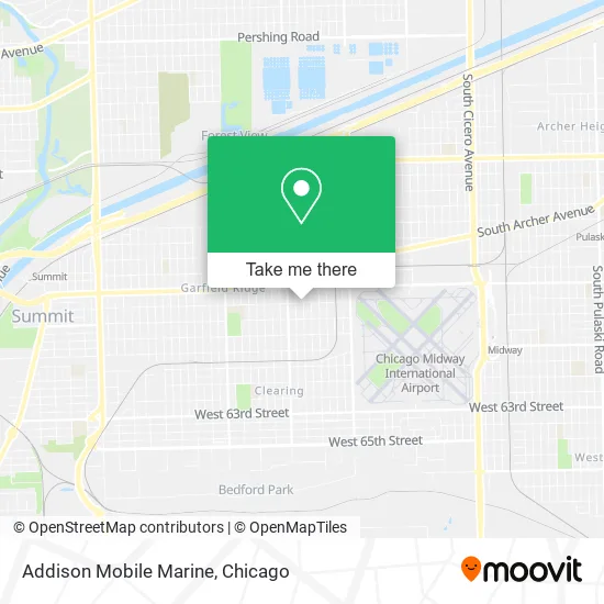 Addison Mobile Marine map