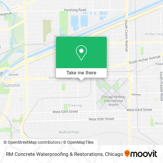 RM Concrete Waterproofing & Restorations map