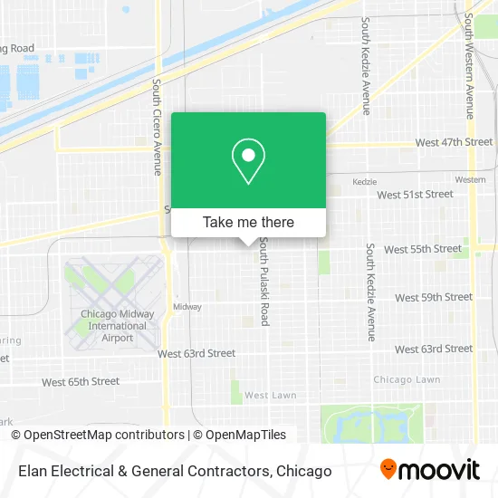 Elan Electrical & General Contractors map