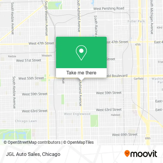JGL Auto Sales map