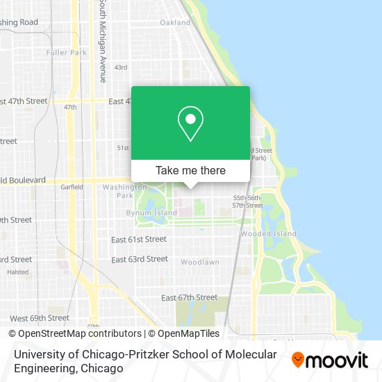 University of Chicago-Pritzker School of Molecular Engineering map