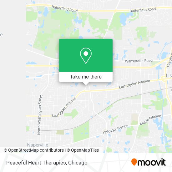 Peaceful Heart Therapies map