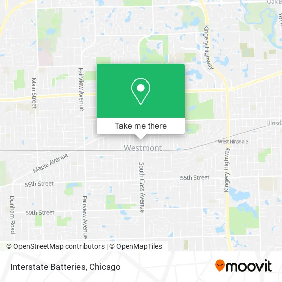 Interstate Batteries map