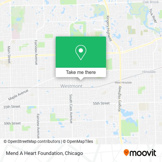 Mend A Heart Foundation map