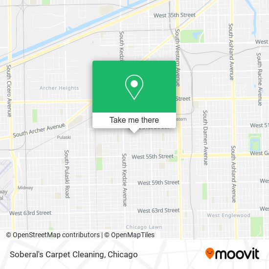 Soberal's Carpet Cleaning map