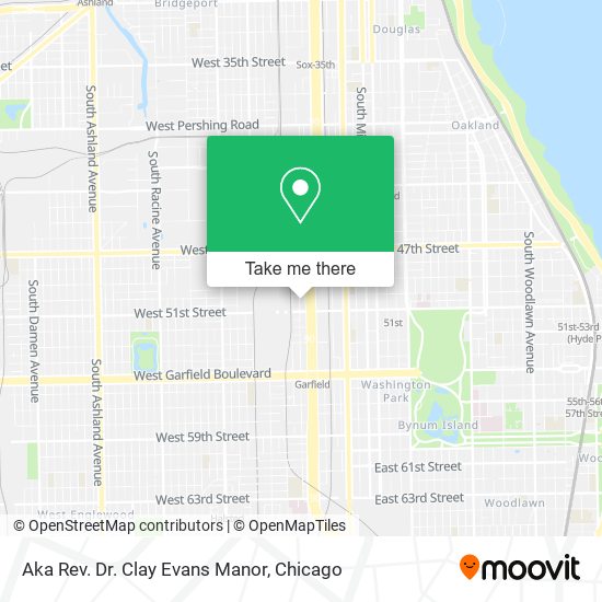 Mapa de Aka Rev. Dr. Clay Evans Manor