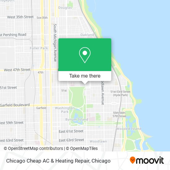 Mapa de Chicago Cheap AC & Heating Repair