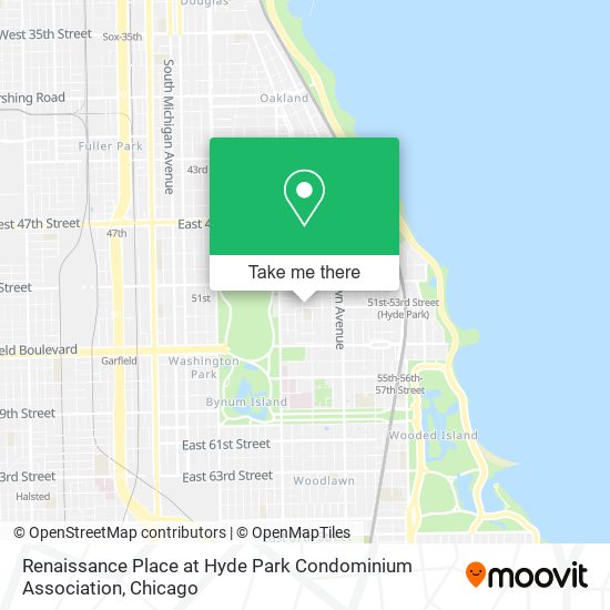 Mapa de Renaissance Place at Hyde Park Condominium Association