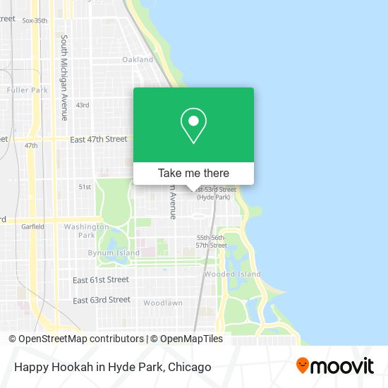 Mapa de Happy Hookah in Hyde Park