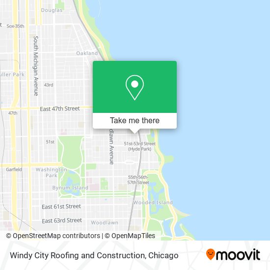 Windy City Roofing and Construction map