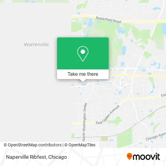 Naperville Ribfest map