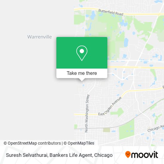 Suresh Selvathurai, Bankers Life Agent map