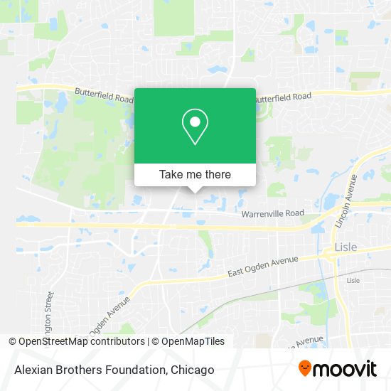 Alexian Brothers Foundation map