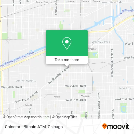 Coinstar - Bitcoin ATM map