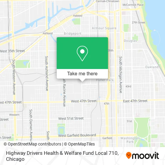 Mapa de Highway Drivers Health & Welfare Fund Local 710