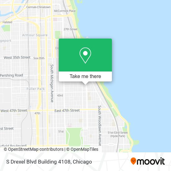 S Drexel Blvd Building 4108 map