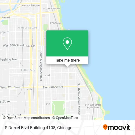 S Drexel Blvd Building 4108 map