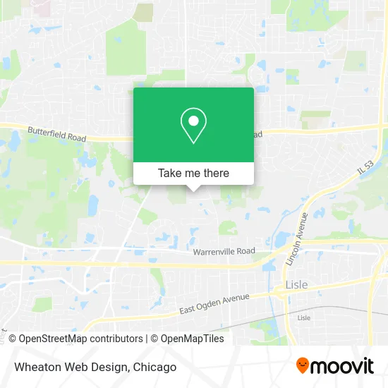 Wheaton Web Design map