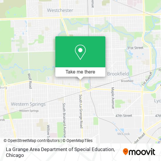 Mapa de La Grange Area Department of Special Education