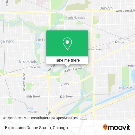 Expression Dance Studio map