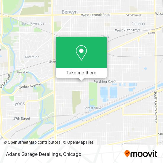 Adans Garage Detailings map