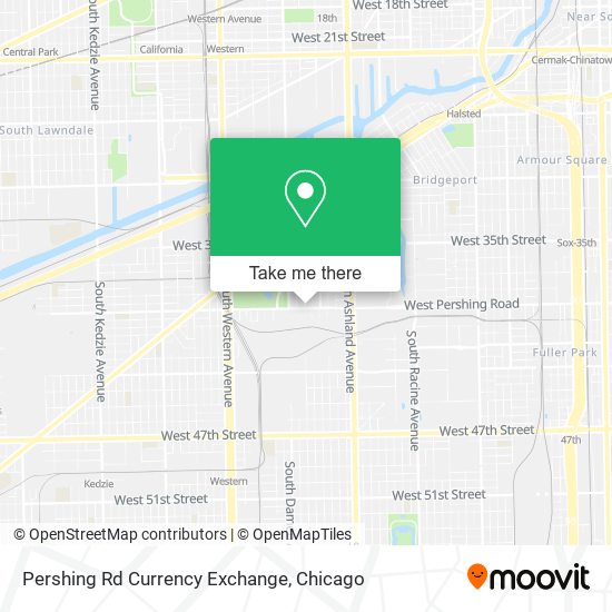 Mapa de Pershing Rd Currency Exchange