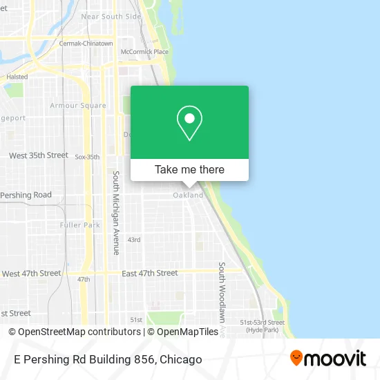 E Pershing Rd Building 856 map