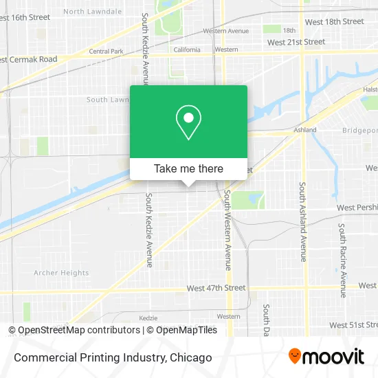 Commercial Printing Industry map