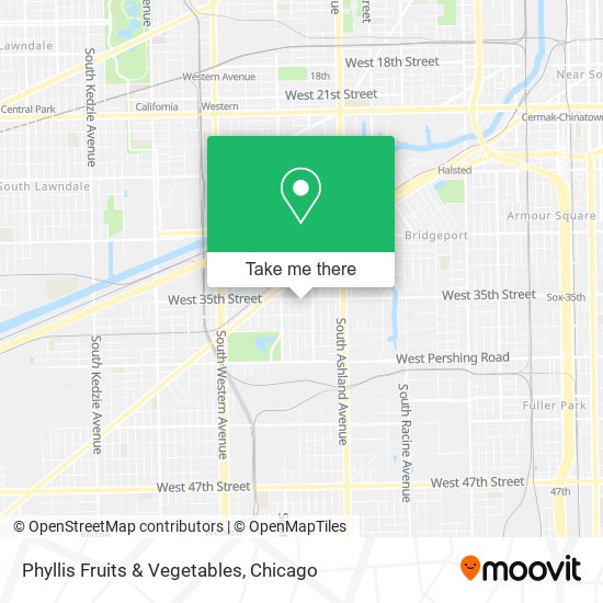 Mapa de Phyllis Fruits & Vegetables