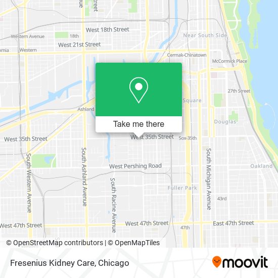 Mapa de Fresenius Kidney Care