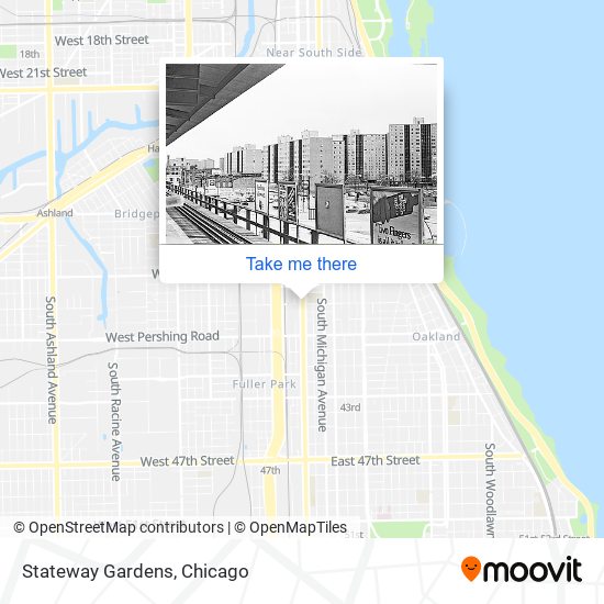 Stateway Gardens map