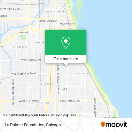 Lu Palmer Foundation map