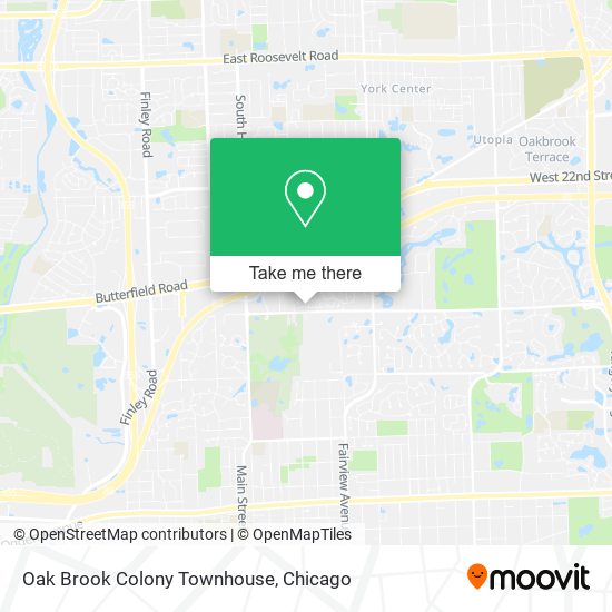 Oak Brook Colony Townhouse map