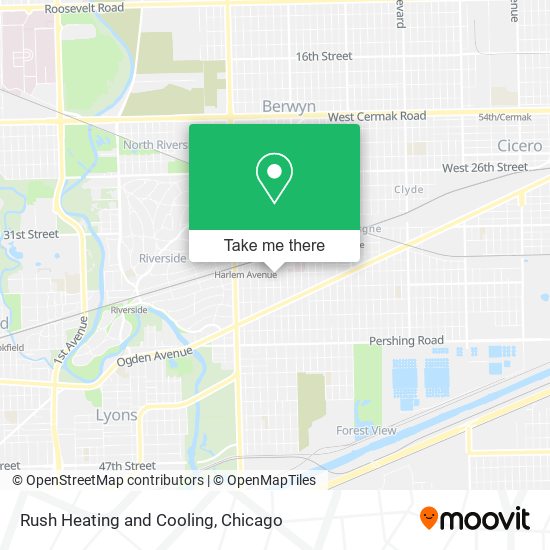 Mapa de Rush Heating and Cooling