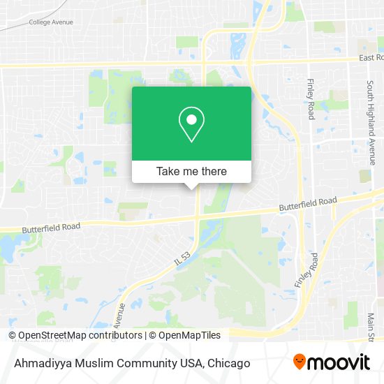Mapa de Ahmadiyya Muslim Community USA