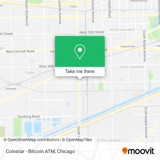 Coinstar - Bitcoin ATM map
