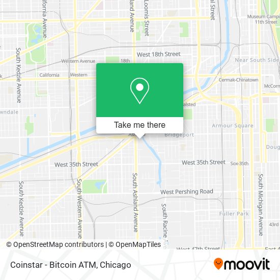 Mapa de Coinstar - Bitcoin ATM