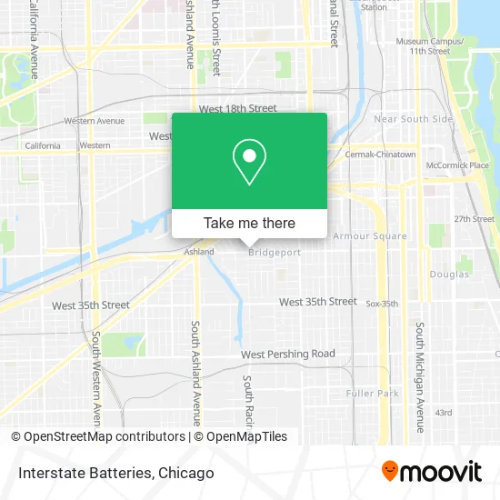 Interstate Batteries map