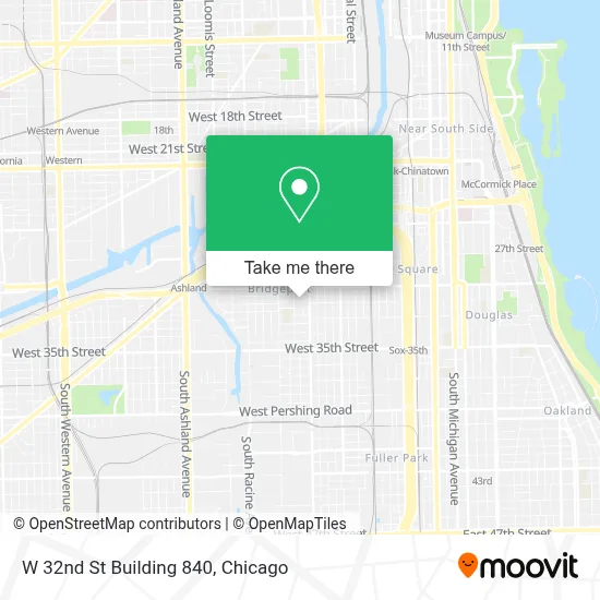 W 32nd St Building 840 map