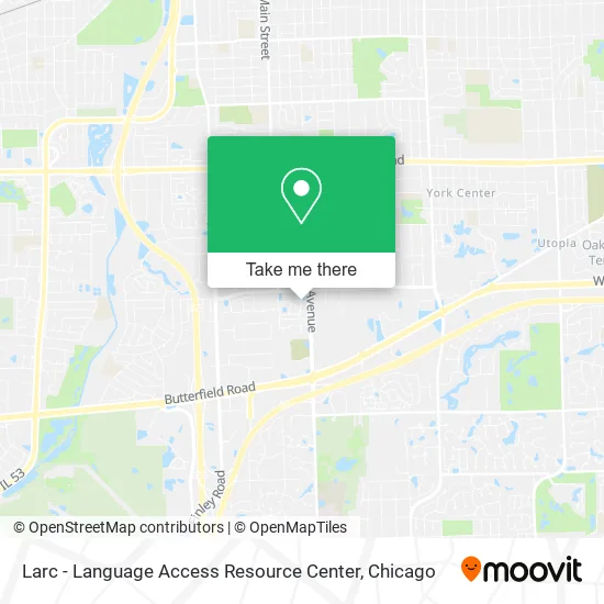 Larc - Language Access Resource Center map