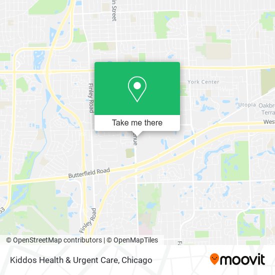 Kiddos Health & Urgent Care map