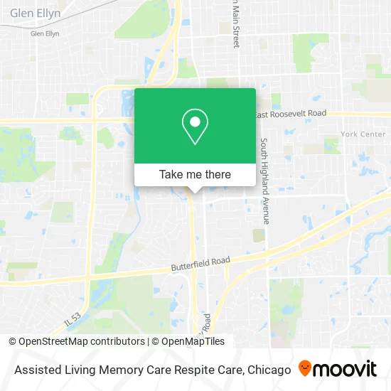 Assisted Living Memory Care Respite Care map
