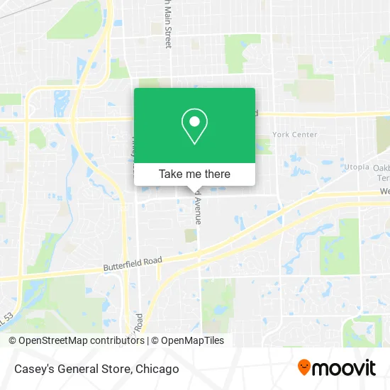 Mapa de Casey's General Store