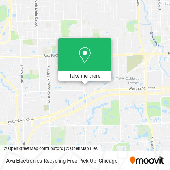 Ava Electronics Recycling Free Pick Up map