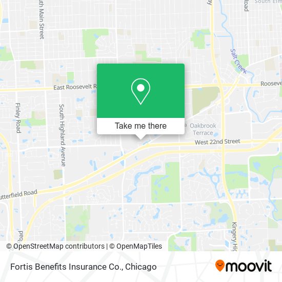 Mapa de Fortis Benefits Insurance Co.